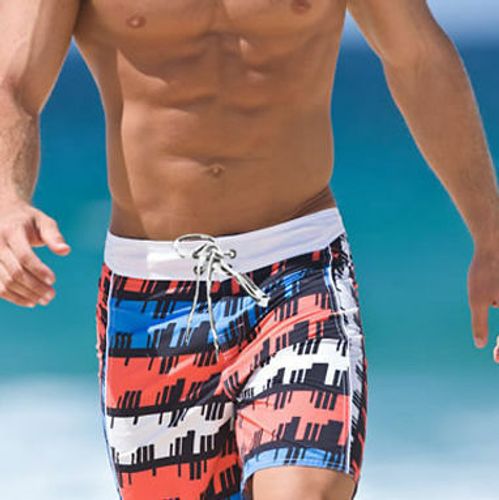 Мужские плавательные шорты Aussiebum Beach Shorts Geometrical