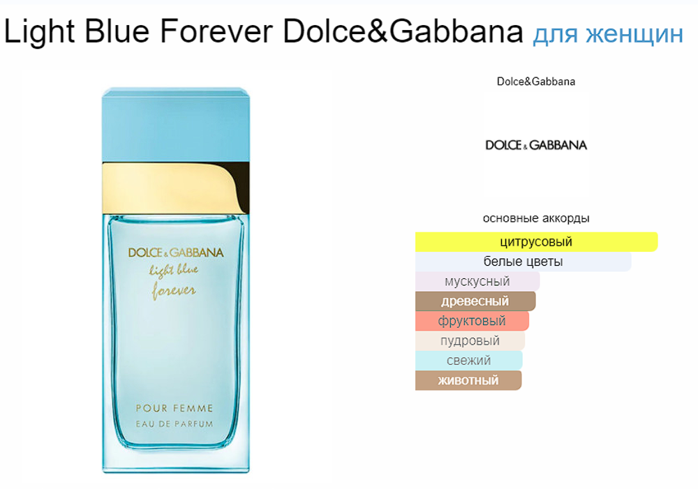Dolce&Gabbana Light Blue Forever woman 100 ml (duty free парфюмерия)