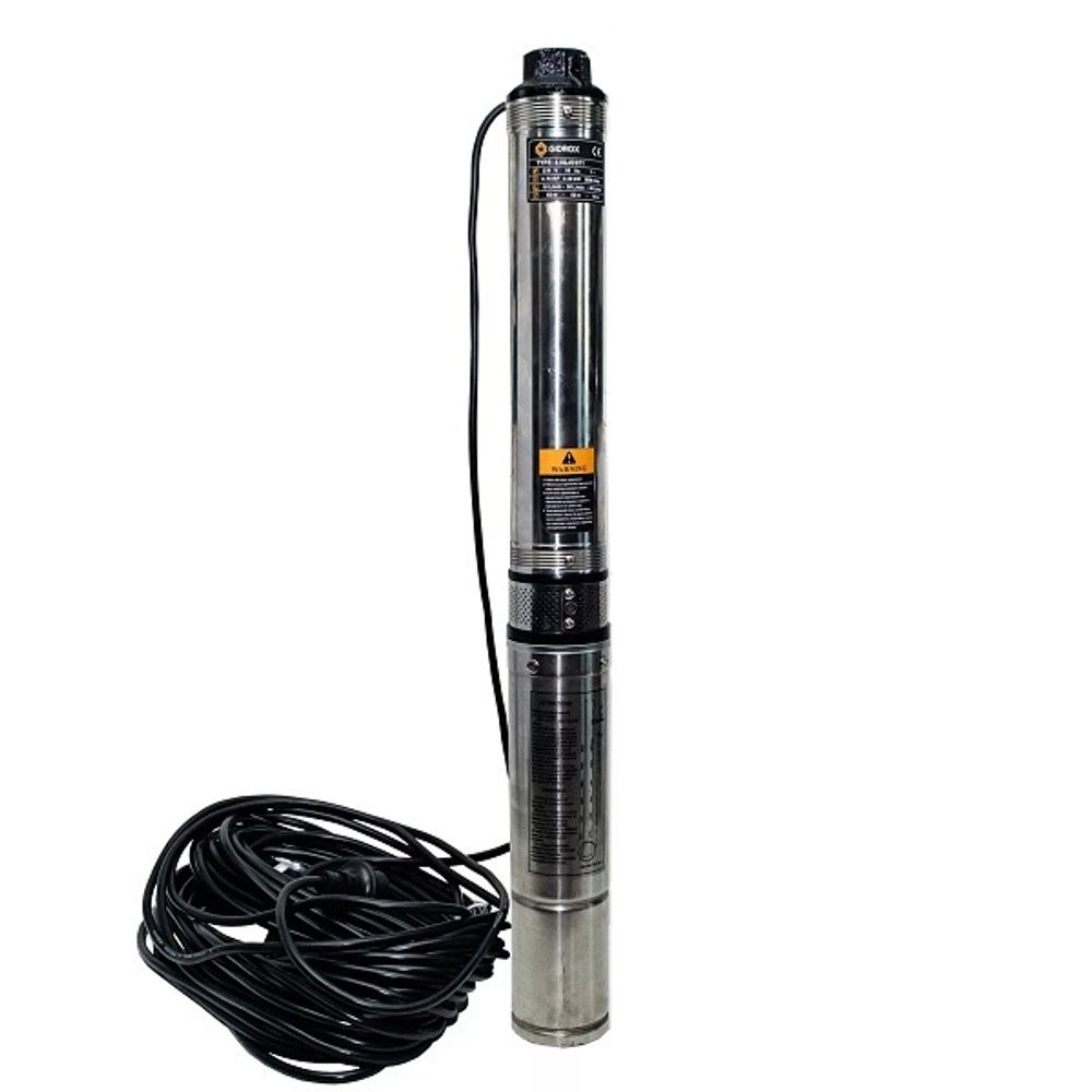 Насос скважинный GIDROX 3,0 QJD 3/21 60/85 кабель 40/50 м