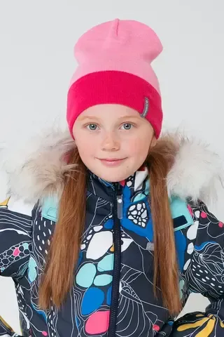 шапка  для девочки  КВ 20177/21ш/ярко-розовый,барби