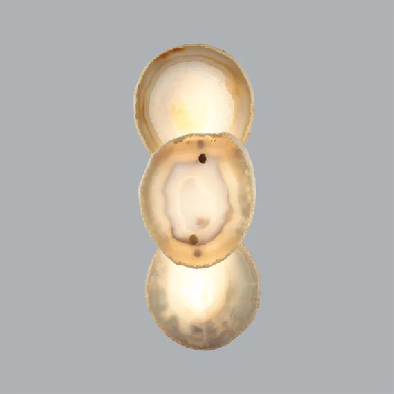 7065/10WL L-VISION ODL25 351 Настенный светильник бронзовый/металл/акрил/агат IP20 LED 10W 3000K 220V AGATE