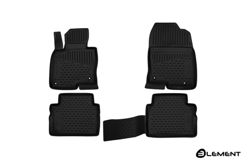 Коврики в салон для MAZDA CX-5, 2017-, 4 шт. (полиуретан) ELEMENT3330210K