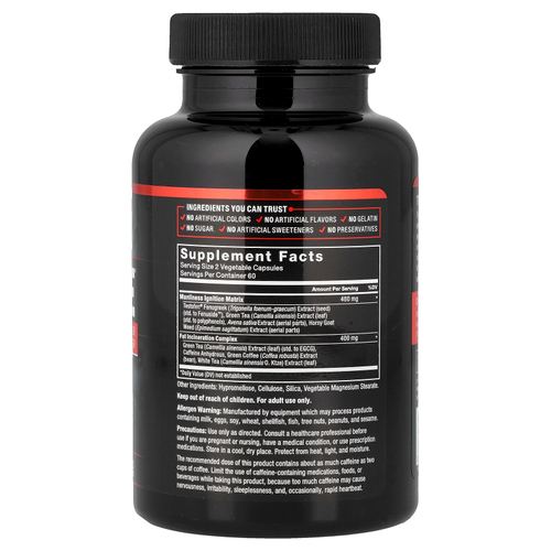 Force Factor, Test X180 Ignite®, 120 капсул