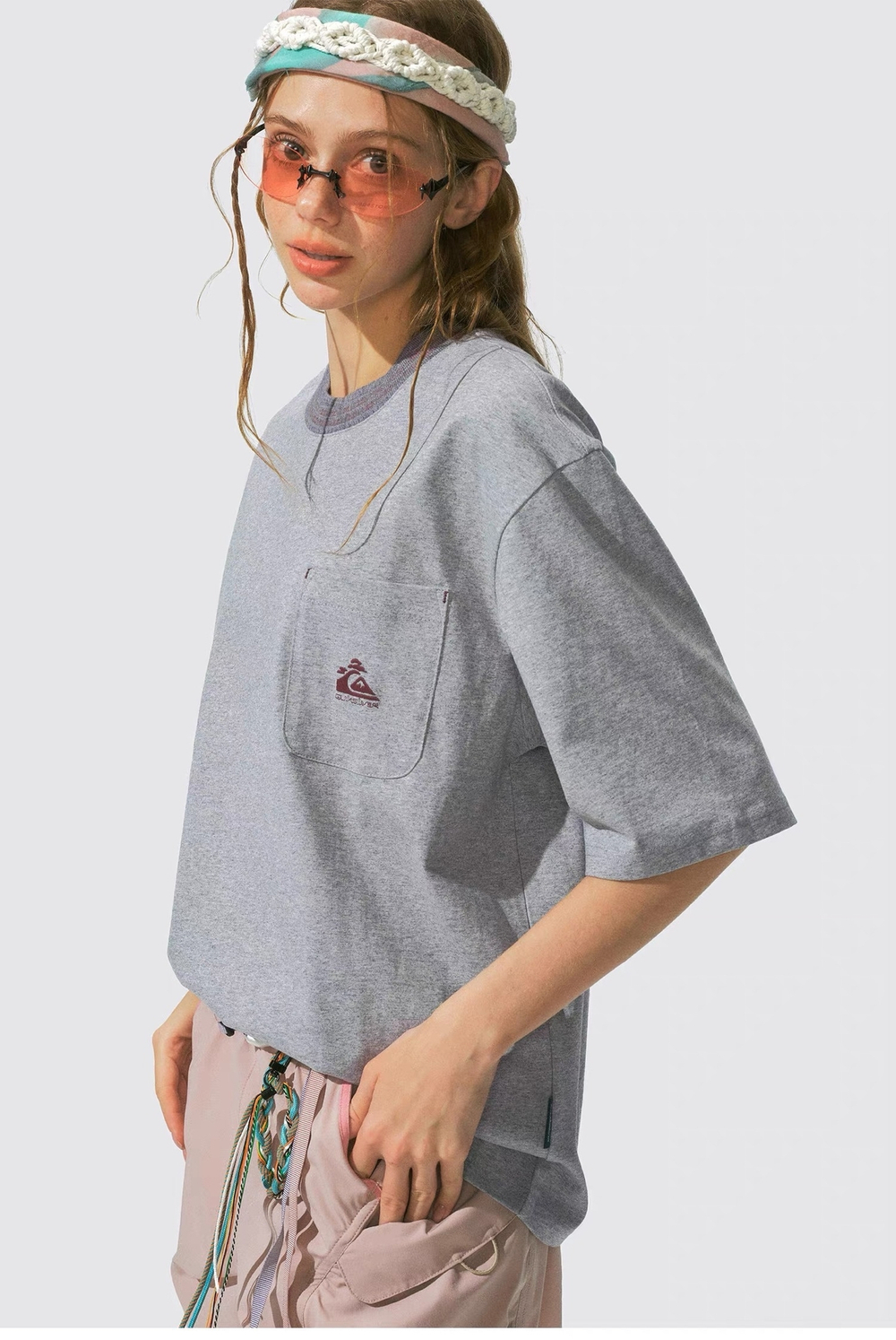 Футболка Nothomme Monterest X Quiksilver Cold flower gray
