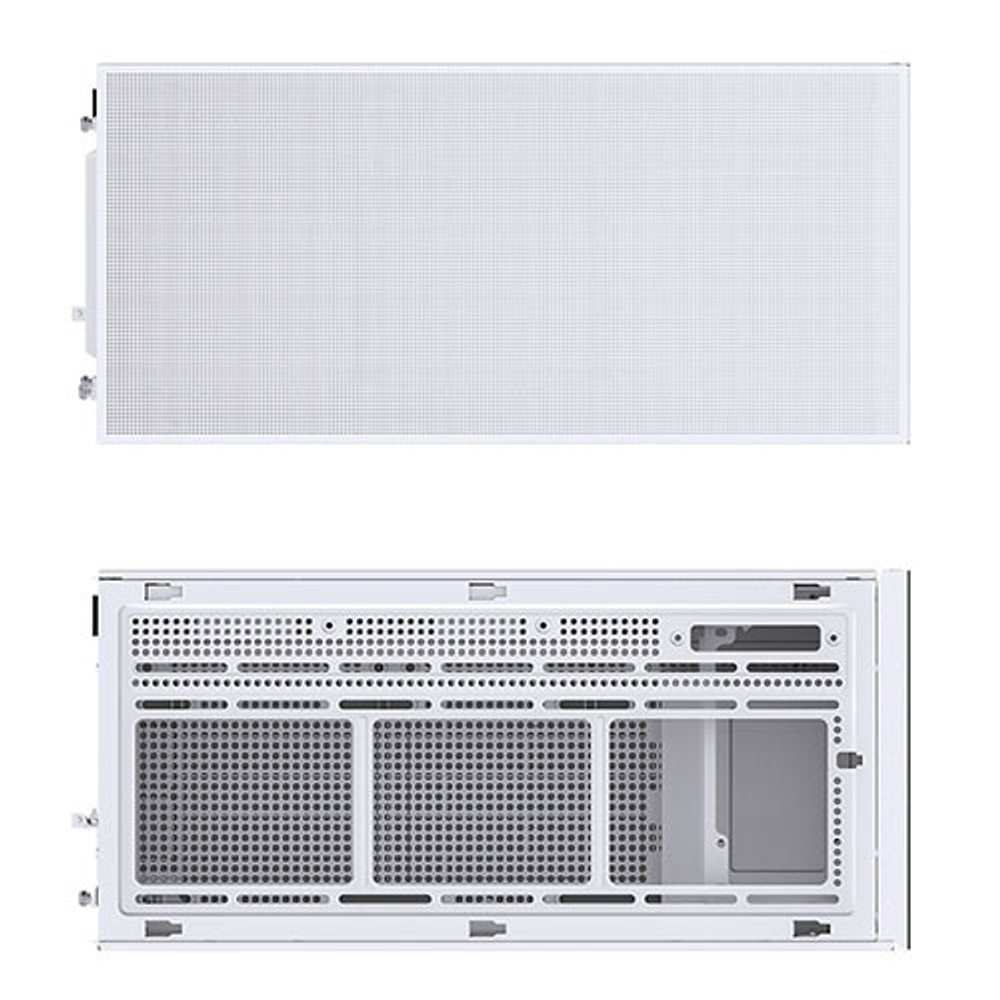 Корпус JONSBO D41 STD SC, 8" Color LCD, mini-ITX, micro-ATX, ATX, белый (без БП)