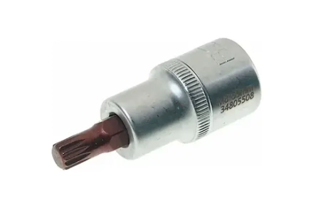 Головка-бита SPLINE 12-лучевая M8 1/2" (L-55мм) ROCKFORCE RF-34805508