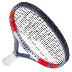 Теннисная ракетка Babolat Pure Strike 100 16/19 4-gen - grey/fluo strike + струны