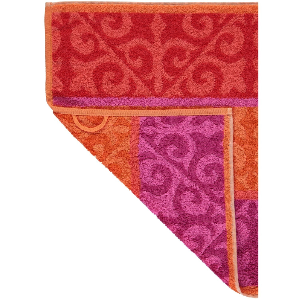 Полотенце 70х140 Cawo Casa Jacquard 534 малиновое