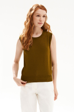 23535 Джемпер женский (оливковый)