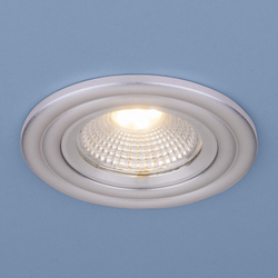 Встраиваемый светильник Elektrostandard 9902 LED 3W COB SL серебро