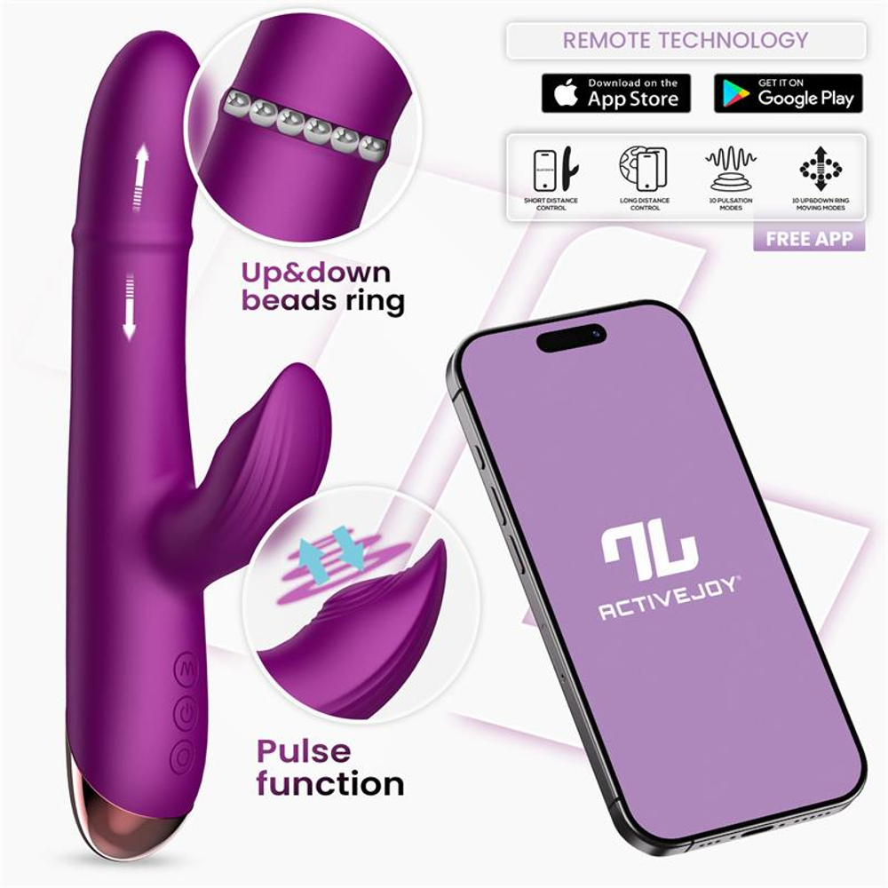 INTOYOU Sendel — Вибратор-кролик с подвижными шариками, пульсацией