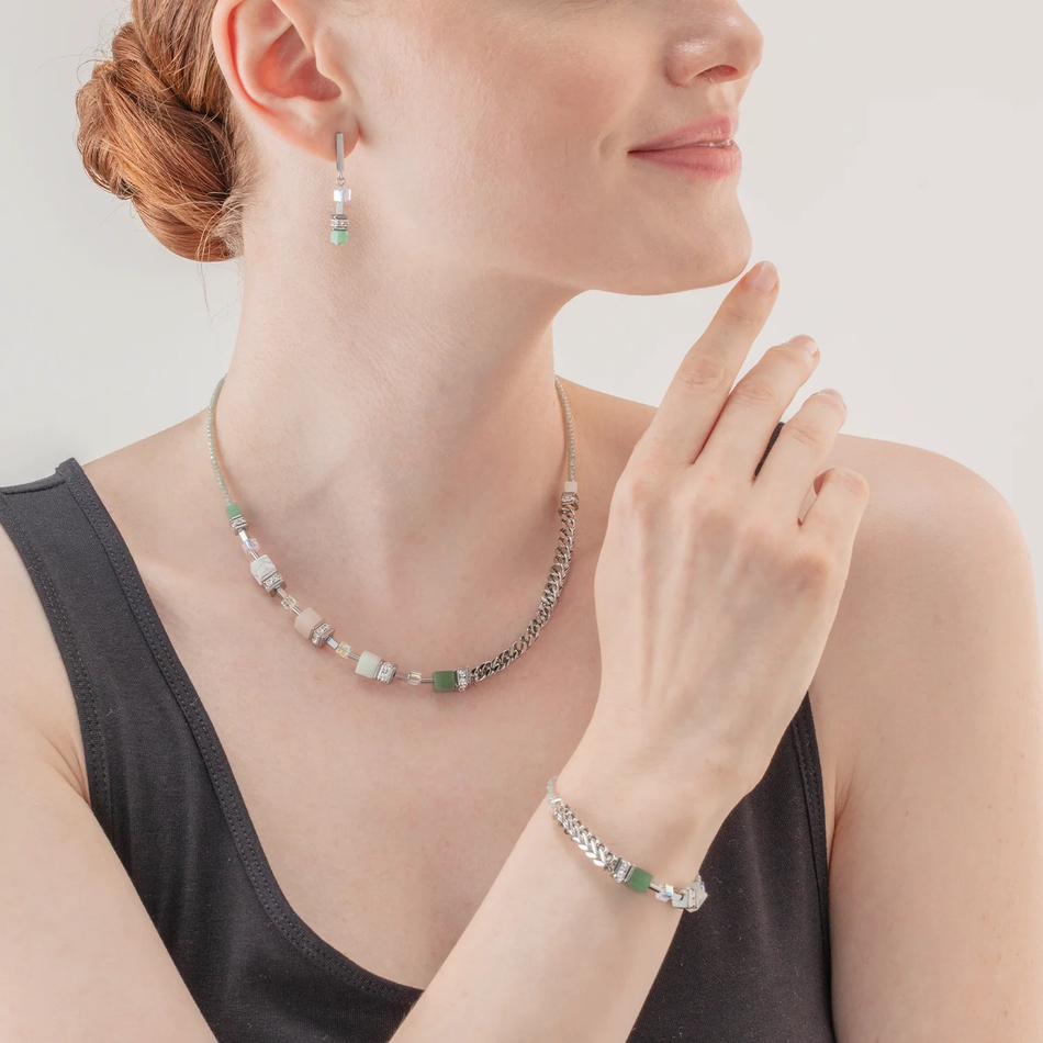 Колье Coeur de Lion Light Green 5085/10-0520