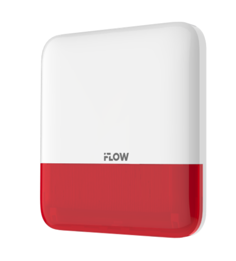 F-PS-401X Беспроводной уличный оповещатель, красный