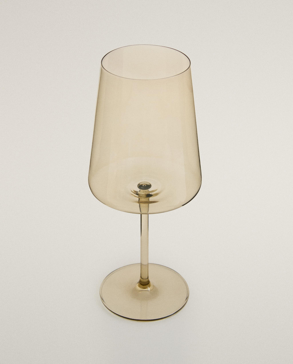 Zara Home бокал из стекла, цвет зелёный, 23.4 см