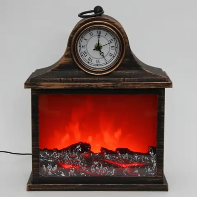 Сувенир с подсветкой «КАМИН - Время огня» 29,8*13*39 см (питание от USB и батареек)