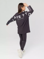 Спортивный костюм для девочки на весну с леггинсами