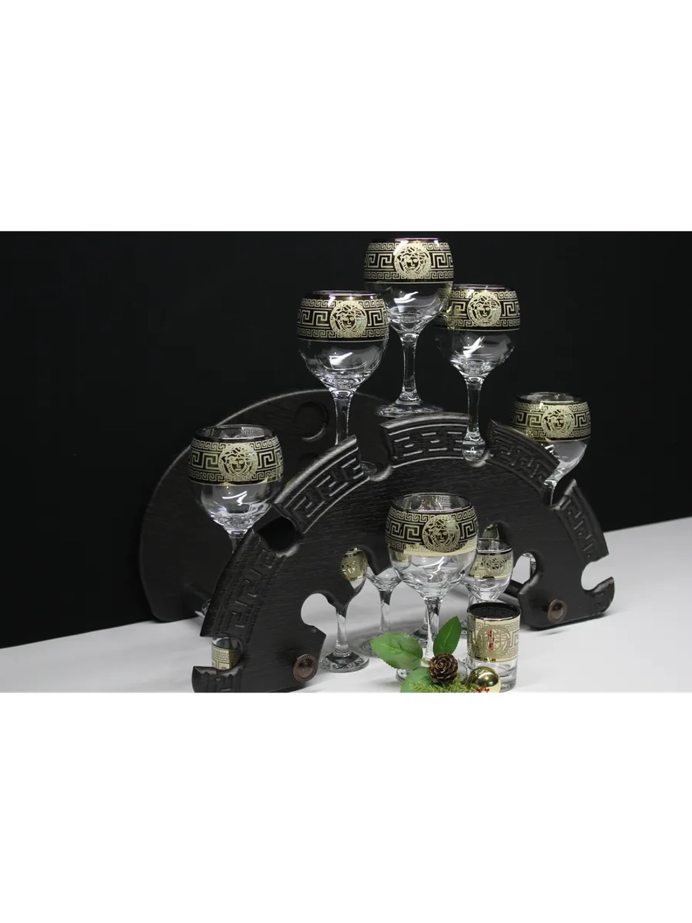 Барный набор 18 предметный с фужером