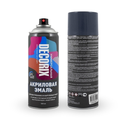 Эмаль аэрозольная DECORIX универсальная Голубино-синий NO.83 (0,52л) 0101-83 DX