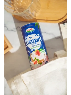 Напиток с кокосом и пребиотиком Клубника 250 мл * 24 шт