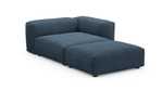 Оттоманка Фиджи Cilium Indigo 137*221*62 см, Синий Вельвет Нераскладной Фиеста