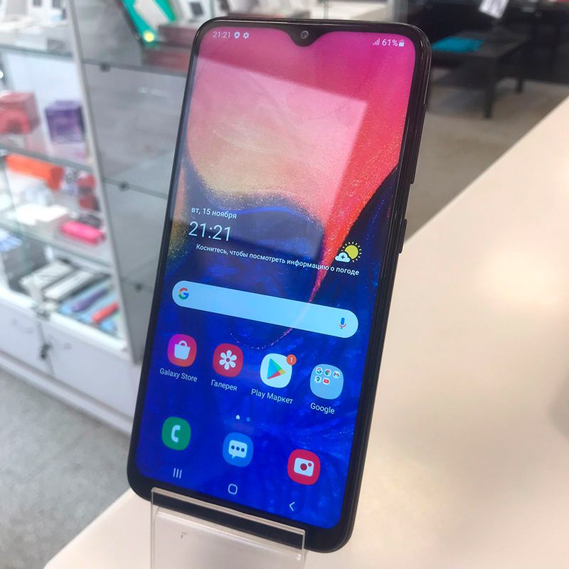 Samsung A10 2/32 Gb (Black) черный (витринный)