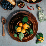 Набор деревянных тарелок блюдо Art of Siberia из древесины Сибирского Кедра TN47