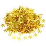 Пневмохлопушка 30 см «Снежинки» конфетти (золото)