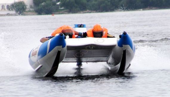 Надувной катамаран Badger FC 410 Blue&White