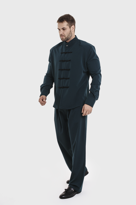 Костюм "Выход дракона" изумрудный