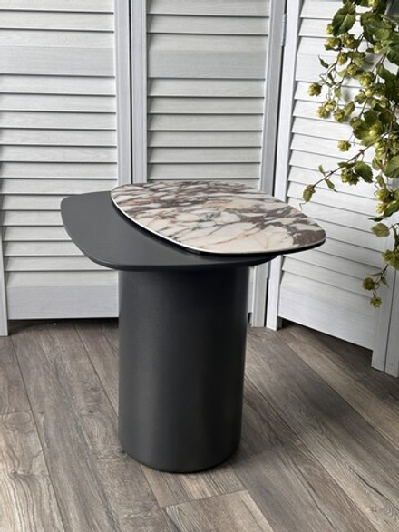 Стол М-City DISAUR Кофейный Арвид (Arvid) Tl-312 Испанская керамика на стекле, МДФ, темно-серый МДФ каркас