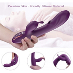 Многофункциональный вибратор-кролик с воздушной стимуляцией