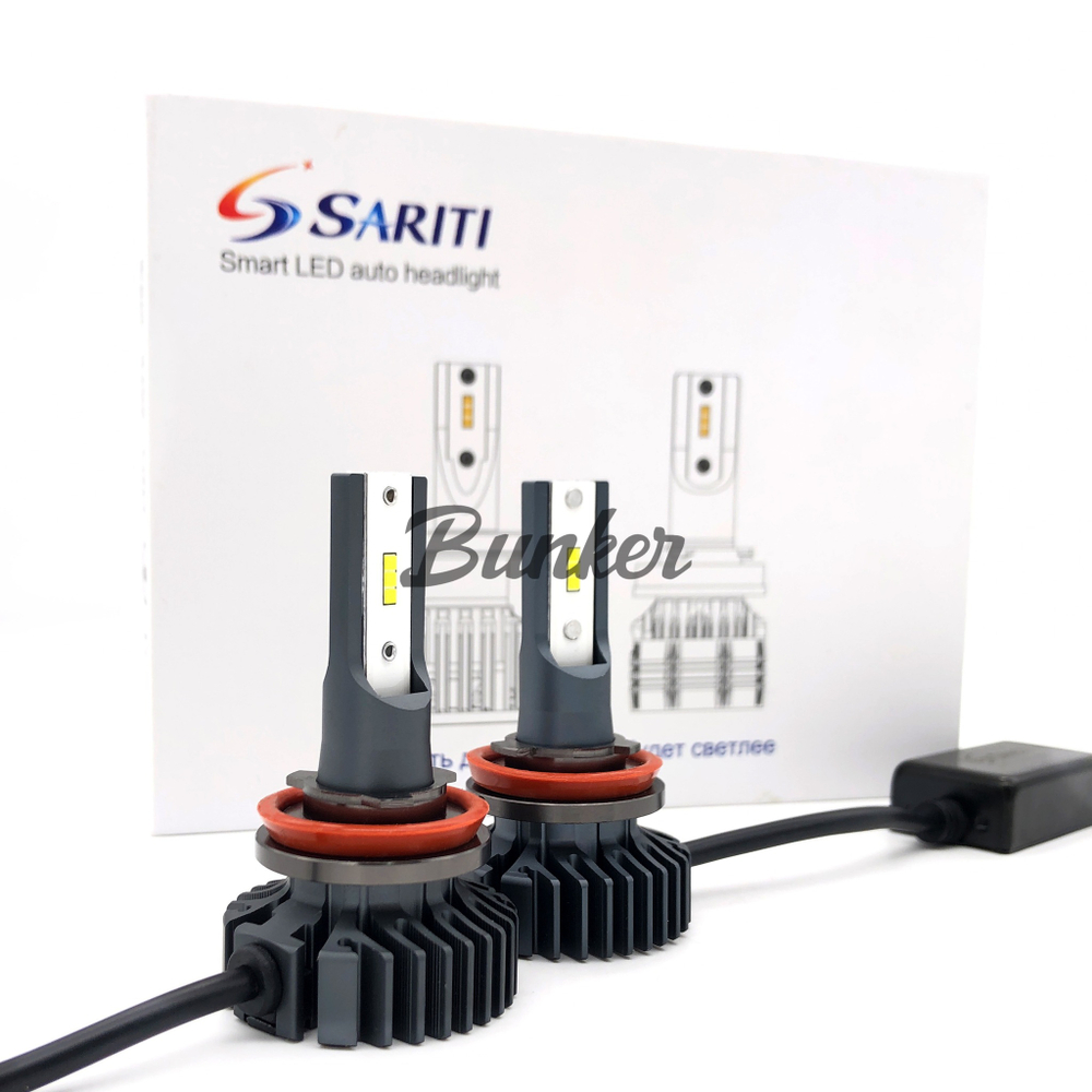 Светодиодные автомобильные LED лампы Sariti F6 H11/8/9/16 6000K 12V
