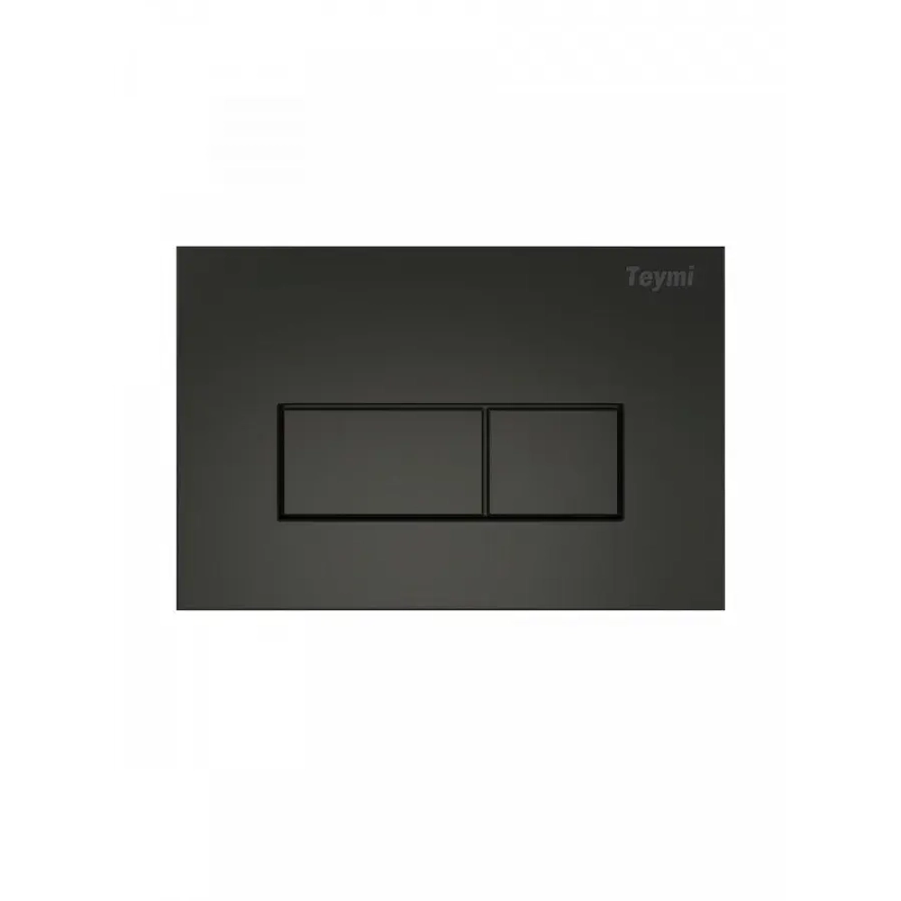 Клавиша смыва Teymi Helmi, двойной смыв, черный матовый T70203BM