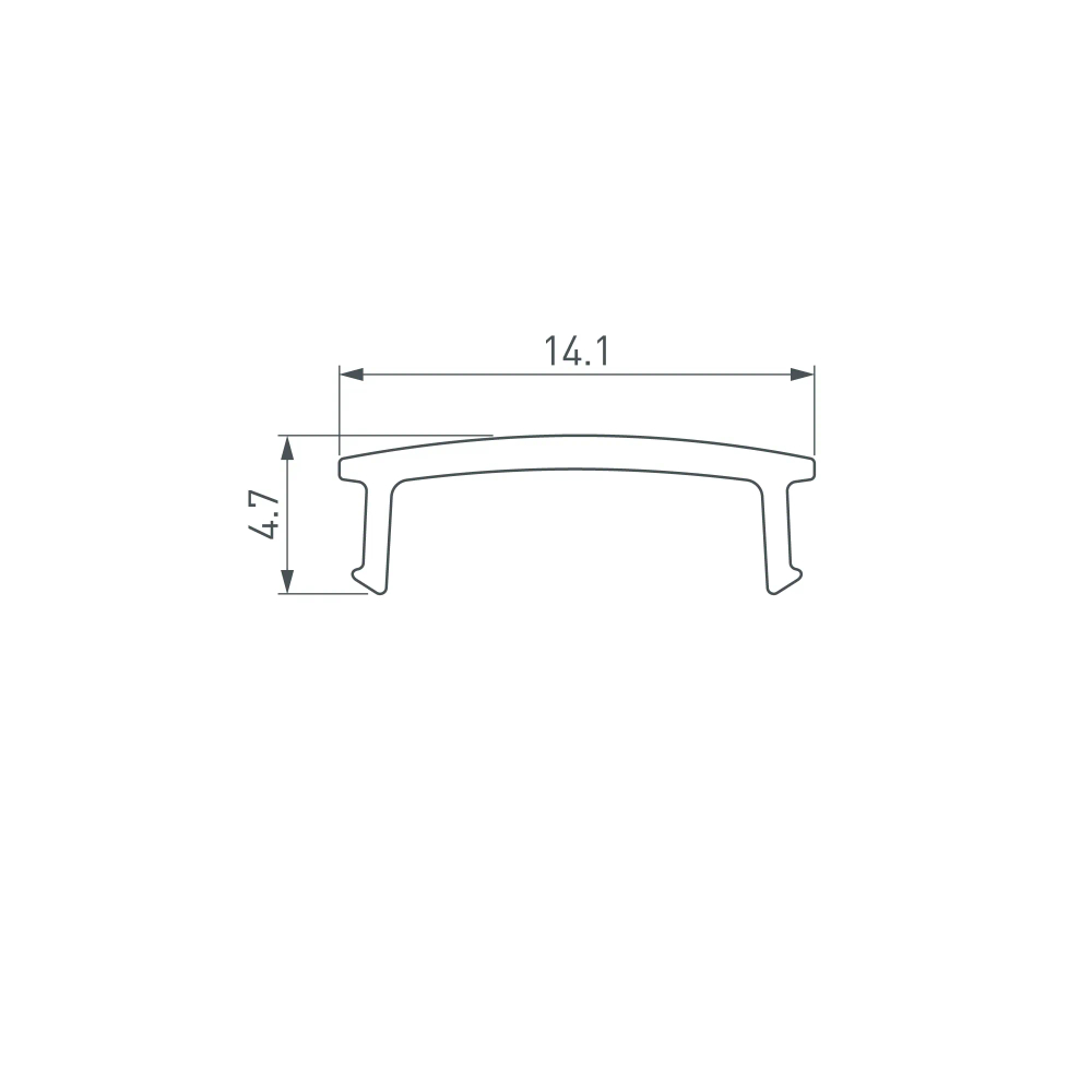 Экран ARH-DECORE-S12 Flat Opal (Arlight, Пластик) 023906
