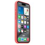 Силиконовый чехол с поддержкой MagSafe Apple Silicone Case для iPhone 15 Pro Max, Guava (Спелая гуава)