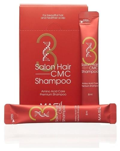 Шампунь с аминокислотным комплексом для волос Masil 3 Salon Hair CMC Shampoo 8 мл.