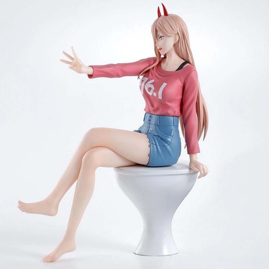 Фигурка Banpresto Chainsaw Man Power / Фигурка по мотивам аниме "Человек-бензопила", Пауэр