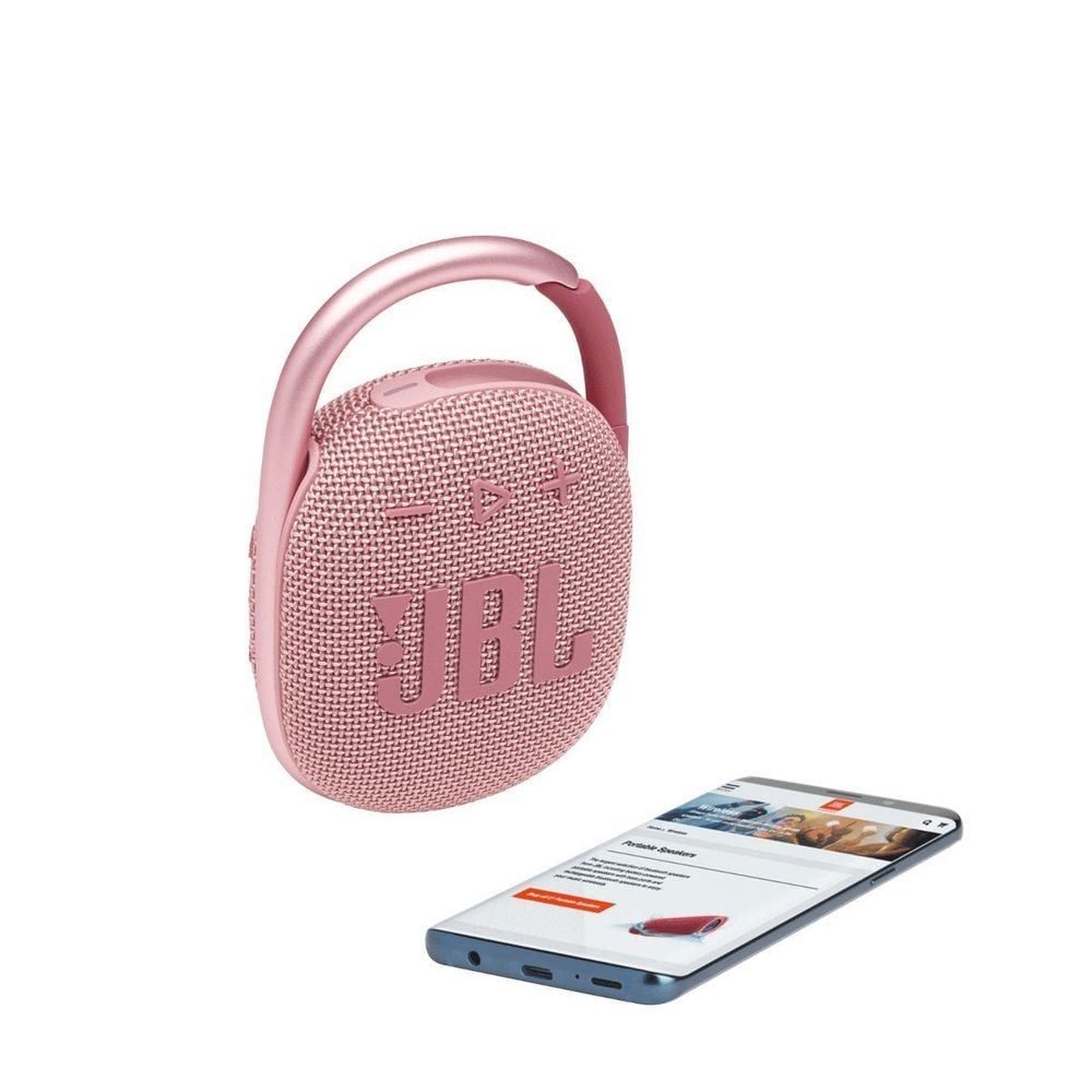 Портативная колонка JBL Clip 4 Pink - 9