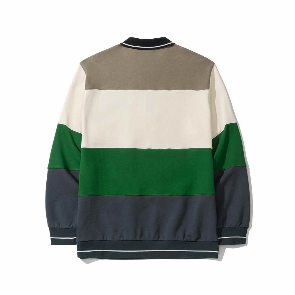 Толстовка YMKASHIX Four Stripes Песочный/Бежевый/Зеленый/Серый