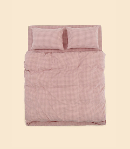 Пододеяльник - Melange Rose Check - 200x200