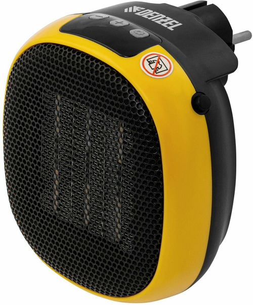 Портативный керамический тепловентилятор Denzel dtfc-700, 3 режима, вентилятор, нагрев 700 вт 96407