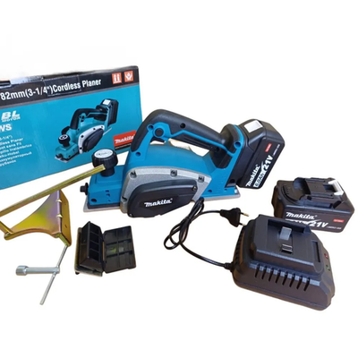 Рубанок 82мм Аккумуляторный Бесщеточный 650W 21V, 6Ah