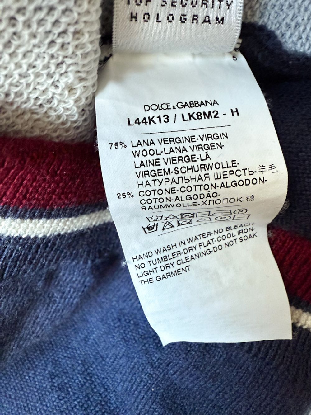 Джемпер Dolce & Gabbana из шерсти и хлопка, 116