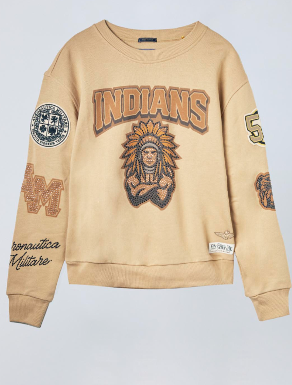 Свитшот с круглым вырезом