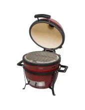 Керамический угольный гриль Diamond Egg Smart Red Magic, 33 см, красный