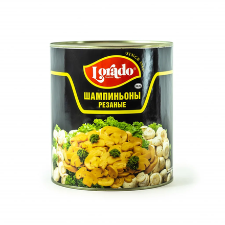 Шампиньоны резаные Lorado 800 гр