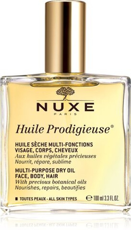 Nuxe Huile Prodigieuse - Многофункциональное сухое масло для лица, тела и волос /   100  ml  / GTIN 3264680009754