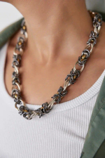 HMG 1132 G Колье королевское плетение арт.1950