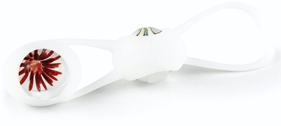 Стеклянные вагинальные шарики LUXE FEMINA в мягкой силиконовой оболочке (Цвет: белый)