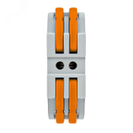 Клемма строительно-монтажная СМК проходная 222-422 2п 0.08-4кв.мм